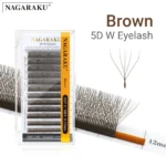 Nagaraku 5D W lashes Dark Brown